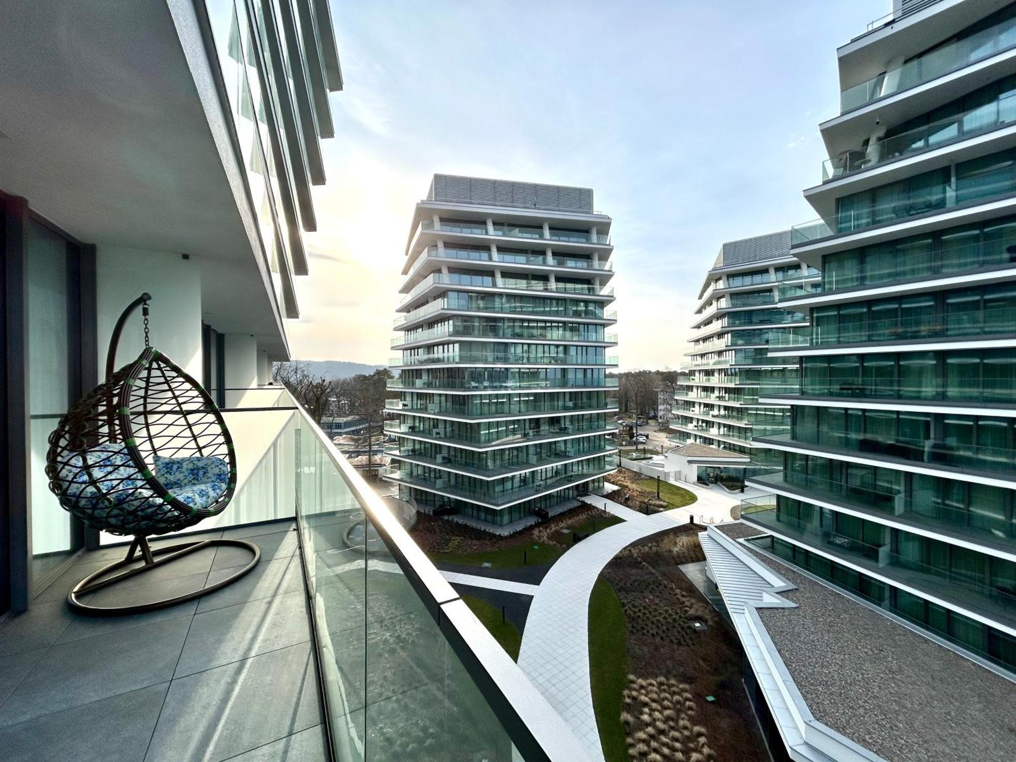 Wave - Aurum II Apartment - Front Sea View Мендзыздрое Экстерьер фото